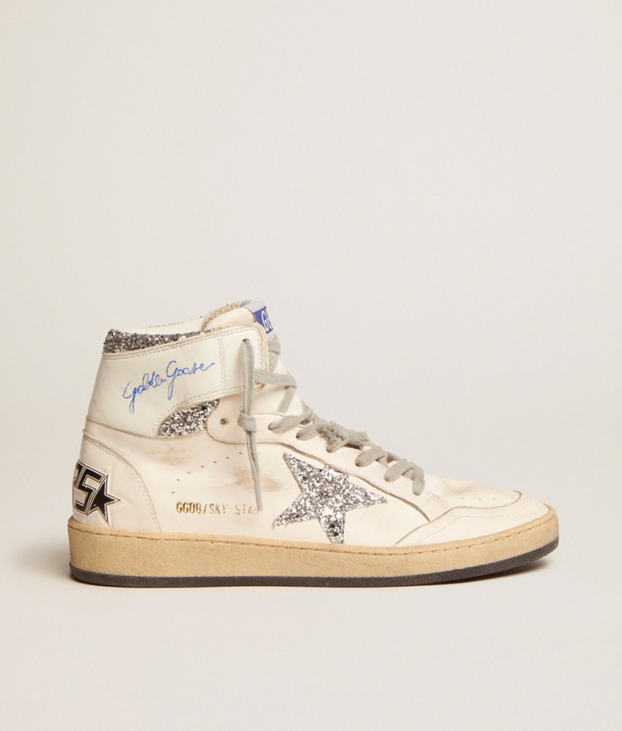 SKY STAR NAPPA UPPER WITH SERIGRAPH GLITTER STAR AND ANKLE | Macarena ...