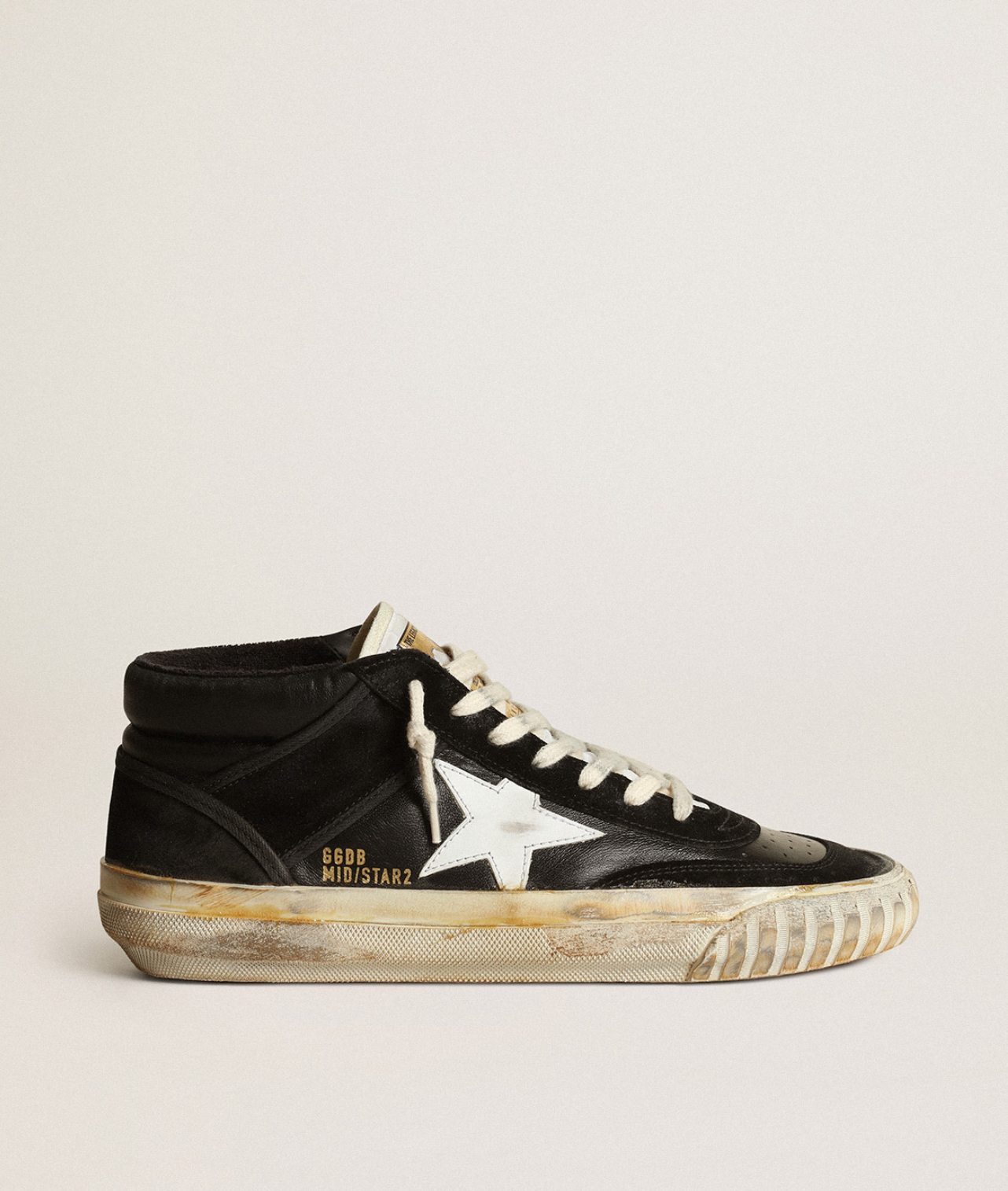 MID STAR 2 NAPPA AND SUEDE UPPER SUEDE TOE AND SPUR LEATHER STAR ...